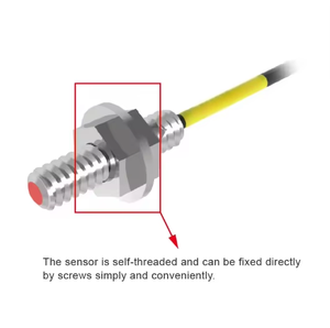 M3 Dişli Difüzyon Yansıtıcı Prob SP-122X Optik Fiber Probunun Değiştirilmesi ve Algılama için FU-21X Sensör Başlığı - Product Image 3