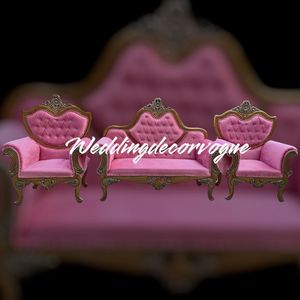 Los mejores vendedores, sofá Seccional de madera moderno, asiento de amor de dos plazas de diseñador para bodas, muebles de Venta caliente - Product Image 4