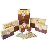 Cajas de Regalo Personalizadas al por Mayor con Forma de Corazón Abierto, con Laminado Mate y Grabado en Relieve, Cajas Rígidas de Cartón Reciclado para Empaque de Chocolate