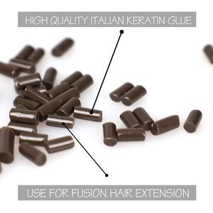 ARLANY – colle à kératine de couleur marron à forte tenue, thermofusible, Grain d'<span class=keywords><strong>extension</strong></span> de cheveux, perles de colle professionnelles pour le collage des cheveux - Product Image 6