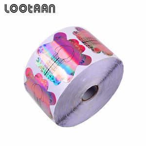 Muestra de Marca Privada <span class=keywords><strong>2022</strong></span>, 500 Piezas de Moldes de <span class=keywords><strong>Uñas</strong></span> de Acrílico con Forma de Mariposa, Moldes de Gel para <span class=keywords><strong>Uñas</strong></span>, Color Mágico Holográfico, Moldes de Arte de <span class=keywords><strong>Uñas</strong></span> de Aluminio - Product Image 4