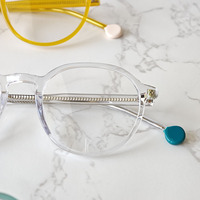 Monturas de gafas ópticas de acetato de colores a la moda forma Popular con puntas de laminación marcos de gafas