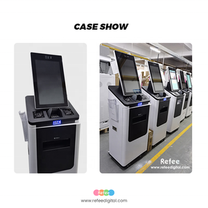 Tự dịch vụ cảm ứng kiosk Windows PC màn hình tương tác A4 Máy in POS thẻ thanh toán tự thanh toán hiển thị cho bệnh viện trạm - Product Image 4