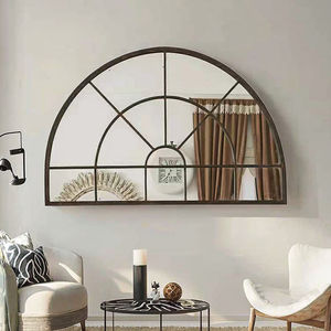 Espejo de Pared de Vidrio con Marco de Metal Arqueado New Hope, Espejo Decorativo Hecho <span class=keywords><strong>a</strong></span> <span class=keywords><strong>Mano</strong></span>, Ecológico, Duradero, Decoración Personalizada para el Hogar - Product Image 1