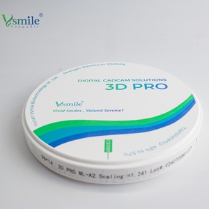 <span class=keywords><strong>Vsmile</strong></span> 3D Pro cad cam bloc de zircone pour la fabrication dentaire de prothèse de pont de couronne - Product Image 5