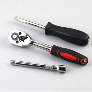 Juego de Llaves de Mano de Acero al Carbono de Alta Resistencia, Operadas Manualmente, con Dados de 1/2\", 1/4\", 3/8\", en Estuche Rígido para Reparación de Automóviles - Product Image 5