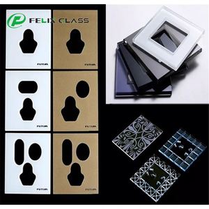Verre trempé personnalisé par le fabricant pour interrupteur mural intelligent et prise - Product Image 5