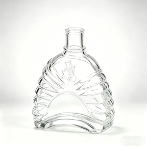 ขวดแก้วใสสำหรับน้ำผลไม้ขนาด 500 มล. พร้อมจุกไม้ก๊อกแบบขวดไวน์ - Product Image 3