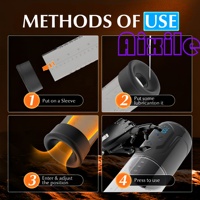 Pompe à pénis électrique LED, jouets sexuels pour adultes, agrandisseur de pénis pour hommes, extenseur d'érection à air avec 5 niveaux de succion, masturbateur automatique pour hommes