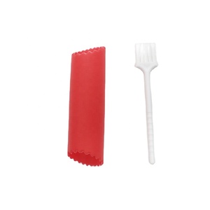 Presse-ail manuelle en acier inoxydable WELL, brosse de nettoyage, éplucheur en silicone, ensemble de 3 pièces, compatible lave-vaisselle, Guangdong 01BC042 Silic - Product Image 5