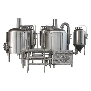 1000L Bia Brew Ấm Micro Thiết Bị Nhà Máy Bia Hoàn Thành Dự Án Chìa Khóa Trao Tay