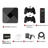 Nouvelle console de jeux vidéo rétro Mini Consola Tv Box avec plus de 40000 jeux classiques 64/128 Go pour Psp/n64