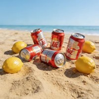 Canette en aluminium vide de 330 ml pour sérigraphie, qualité alimentaire, pour café, jus, soda, thé, bière, boissons énergisantes