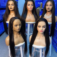 Perruques en cheveux humains brésiliens en gros, couleur ombrée P4 27 avec mèches miel, frontale en dentelle HD, sans colle, ondulations naturelles et ondulations aquatiques, pré-épilées