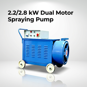 Bomba de Yeso de Doble Velocidad Kwongyip 2.2/2.8KW, Presión de 28 Bares, Alcance de 100M, Descarga Automática de 2M/H, 1 Año de Garantía - Product Image 1