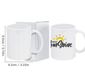 Factory Wholesale Custom Logo Package Cup 11Oz Colored Straight <b>Mug</b> High Quality <b>Porcelain</b> Ceramic Tea Coffee <b>Mugs</b> - Product Image 3