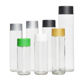 Bouteilles de boisson en verre <span class=keywords><strong>Voss</strong></span> personnalisées et économiques de 250 ml, 350 ml, 400 ml, 500 ml, 750 ml, 800 ml avec bouchon à vis, logo personnalisé, emballage vide - Product Image 1