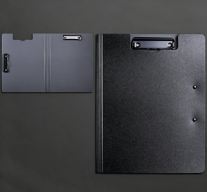 Porte-documents vert avec clip métallique pour papeterie de bureau personnalisée et fournitures professionnelles en gros - Product Image 3
