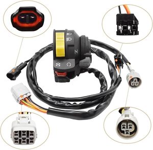 Piezas y <span class=keywords><strong>Accesorios</strong></span> para ATV/UTV 37400-07G21 37400-07G22 Interruptor de Manillar Compatible con SUZUKI LTZ400 <span class=keywords><strong>LTZ</strong></span> <span class=keywords><strong>400</strong></span> 400Z Quadsport - Product Image 1