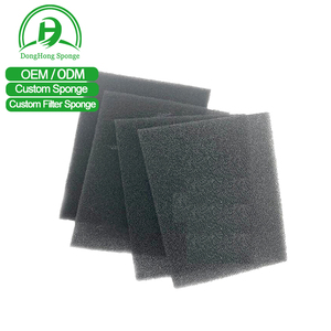 Nhà máy tùy chỉnh polyether <span class=keywords><strong>PU</strong></span> bọt polyurethane hoạt động Carbon Lưới lọc không khí miếng bọt biển hồ cá bể cá lọc bọt - Product Image 2