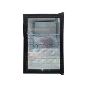 Meisda SC68 68L uso comercial vertical balcão superior bebida exibir mini frigorífico com porta de vidro