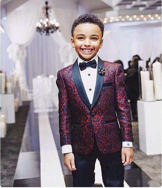 Suits for Boys Elegant Tuxedo Sets for Formal Occasions