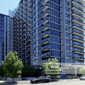 Tiên tiến nhôm kính rèm cửa sổ Panel tường cho bên ngoài xây dựng Ốp trong trung tâm thương mại - Product Image 3