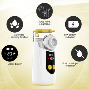 <span class=keywords><strong>Meilleur</strong></span> nébuliseur portable électrique silencieux à mailles, <span class=keywords><strong>inhalateur</strong></span> intelligent à ultrasons portable avec écran numérique - Product Image 2