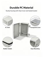 Caja de Conexiones Impermeable para Monitores de Seguridad para Exteriores Serie Crocll, Fabricada en ABS con Nivel de Protección IP66, Modelo SK-K2