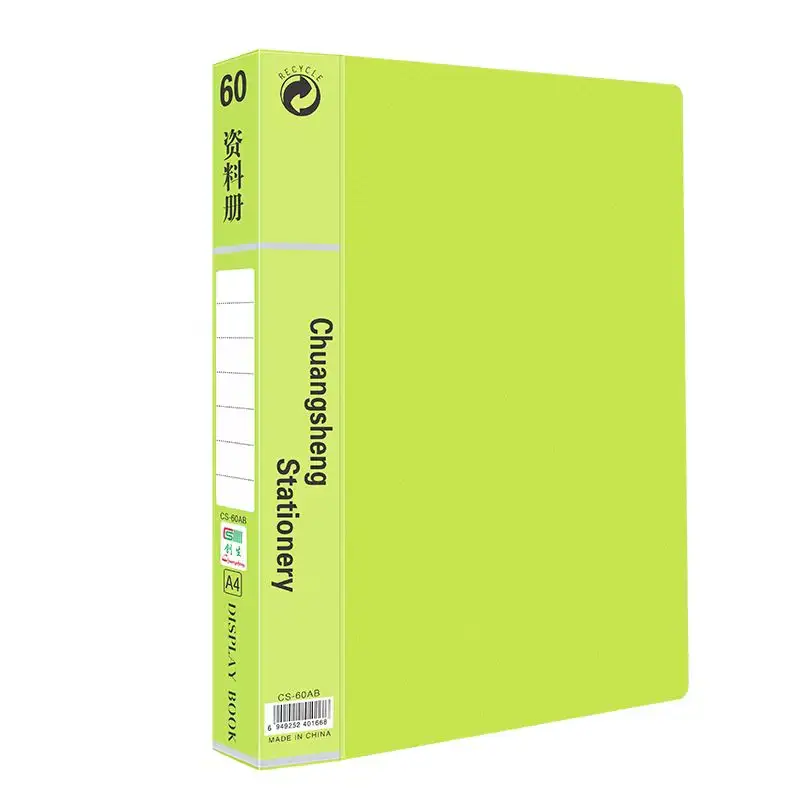 Hot A4 Display Book Dokumente Speicher Portfolio Ring Binder 60/80/100 Taschen Präsentation ordner Büro und stationär