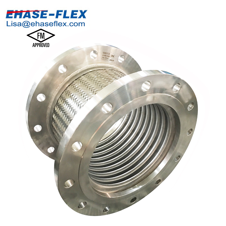 FM D'acier Inoxydable de Certification de 304 Tuyau Tressé Flexible De Fil Commun