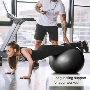 <span class=keywords><strong>Pelota</strong></span> <span class=keywords><strong>de</strong></span> <span class=keywords><strong>Yoga</strong></span> <span class=keywords><strong>de</strong></span> 65 cm, Grande, Forma <span class=keywords><strong>de</strong></span> Cacahuete, 25 cm, Negra, Cara <span class=keywords><strong>Pequeña</strong></span>, con Perlas, con Peso, Logotipo Personalizado - Product Image 5