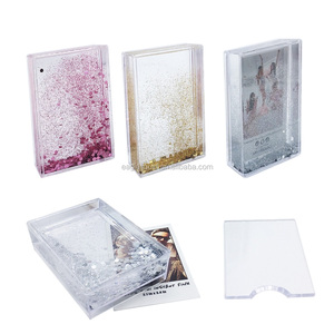 2.1 Inches by 3.4 Inches Photo Insert Acrylic Instax <strong>Mini</strong> Liquid Glitter <strong>Picture</strong> <strong>Frames</strong> With Water and Confetti - Product Image 5
