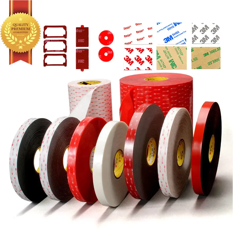 Die cutting Permanent Sticky Double Sided Adhesive Acrylic foam 3M mounting Tape