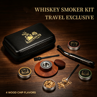 Shunstone Draagbare Premium Whisky Roker Kit Nieuwigheid Whisky Roker Cadeau Set Met Reisdoos Mannen Cadeau