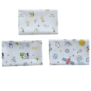 Tissu imprimé numérique sergé 100% coton pour ensemble de literie pour enfants impression numérique personnalisée de tissu bas quantité minimale de commande