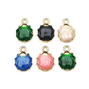 Seashell Charms Zinc Alloy Mixed Colors DIY Jewelry Accessories For <b>Bracelets</b> Necklaces Keychains - Product Image 4