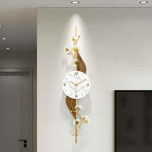 Horloge murale moderne 24*99cm Bird Collection Quartz Advanced Sense Design contemporain pour salon Restaurant Montre murale - Product Image 1