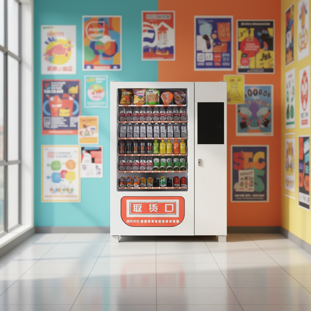 Best Selling Elevator Vending Machine, Anti-Shake Snack & Drink Vending Machine for Fragile Products