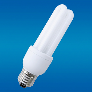 Bombilla Fluorescente CFL 2U de Ahorro de Energía, E27, Luz Blanca, 6000h, Tubo de Alerta de Luz Diurna - Product Image 1