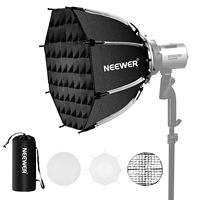 NEEWER NS1P Boîte à lumière octogonale de 45 cm, avec monture Bowens, installation rapide, comprend une boîte à lumière/une grille nid d'abeille/une sacoche de rangement.