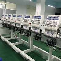 Machine à broder les casquettes informatisée 8 têtes de Chine, écran tactile 10 pouces, 1000 SPM, 2 millions de points, mémoire, nouvelle, pour usage domestique et commercial, certifiée CE