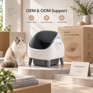 Arenero Autolimpiable Automático Más Vendido <span class=keywords><strong>con</strong></span> Sensor <span class=keywords><strong>de</strong></span> Seguridad Doble y Control por App, Gris y Blanco, Bolsas <span class=keywords><strong>de</strong></span> Basura <span class=keywords><strong>de</strong></span> Plástico Incluidas - Product Image 6