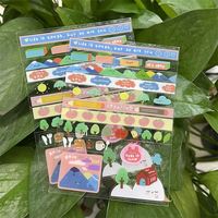 Feuille d'autocollants déco imperméables en vinyle autocollant transparent imprimé personnalisé sans quantité minimale de commande pour les étiquettes d'emballage