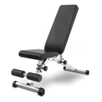 Banc de musculation réglable en métal pour usage commercial, pliable pour l'intérieur, portable, idéal pour la maison
