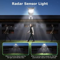 Lampu Keamanan Tenaga Surya AI Terintegrasi Luar Ruangan V380 2-in-1 Penerangan Jalan IP66 LED Plastik Kamera CCTV Luar Ruangan 4G Kontrol Aplikasi