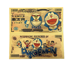 2026年新款11种热销哆啦A梦纸币动漫金24K镀金收藏品 - Product Image 2