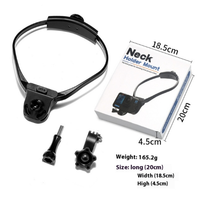 Accessoire Kitway Sangle de cou Support de rotation magnétique pour caméra GoPro Téléphone portable Action Sports Kitway Accessoire en plastique