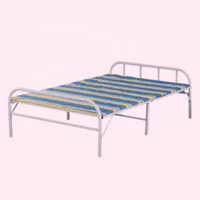 Lit pliant pour adulte, lit pliant simple et portable avec matelas