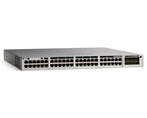 48-port fixed uplinks UPOE, 12xmGig, 2X40G Switch C9300L-48UXG-4X-A